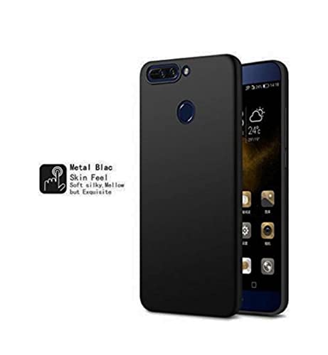Image of Mobile Back Cover Case for Honor 8 (Silicone Case|CameraProtection|Black SC1510)