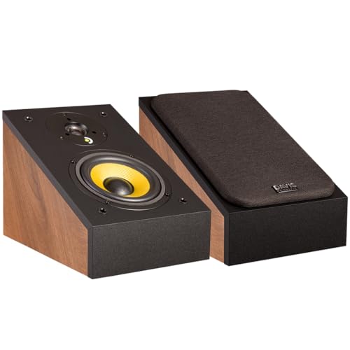 Davis Acoustics Ariane A Noyer Américain (Dark Walnut) - Paire d'enceintes Atmos 2 Voies/2 Haut-parleurs