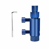 Estrattore per tubi difettosi, estrattore di filettature per tubi difettosi con chiavi, estrattore per rubinetti danneggiati da 1/2" a 1", blu