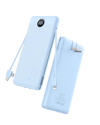 VRURC Portable Charger Power Bank - 10000mAh Fast Charging 22.5W