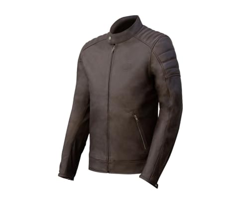 Blouson cuir homme GT TROPHY marron 2XL, l'élégance d'une veste durable et robuste