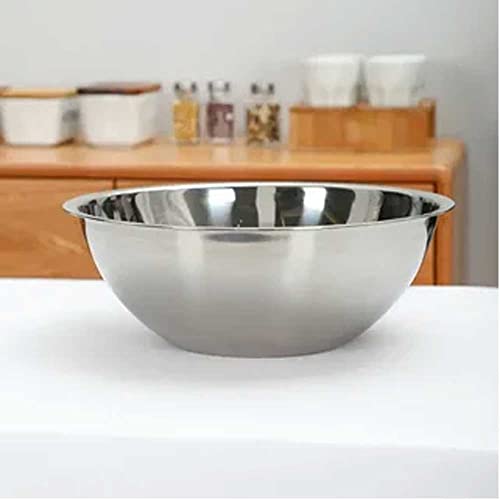 Kit 2 Tigelas Bowl Bacia em Inox Premium