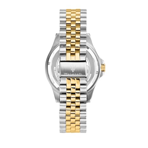 Maserati Reloj Hombre analógico de 44 mm para evitar retrasos con estilo 3