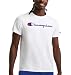 Champion Men's Classic Jersey Graphic T-Shirt, White Script, Small