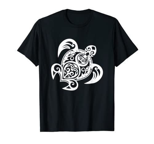 Tortuga tribal Pacific Maori Oceanía tatuaje regalo Camiseta