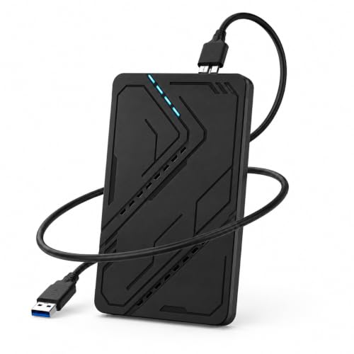 1TB Portable External Hard Drive,USB 3.0, 2.5 Inch HDD, Black