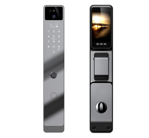 Image of Smart Digital Door Lock with Camera and Fingerprint Access