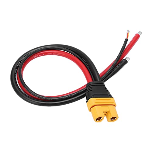 Conector AS150U hembra con cable de silicona antichispas y anillo impermeable para controlador 5