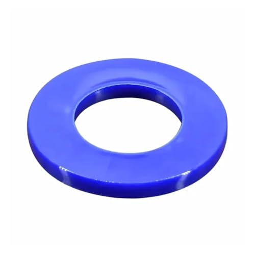 M2 ? M20 �J���t���ȃi�C�������b�V���[�t���b�g�K�X�P�b�g�v���X�`�b�N�V�[���n�[�h���b�V���[�Ԑ�����(Blue,M12x30x3.0mm-10pcs)