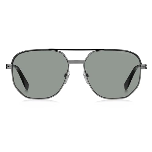 Marc Jacobs Men's Marc 469/S Square Sunglasses, Ruthenium Black/Green, 58mm, 15mm2