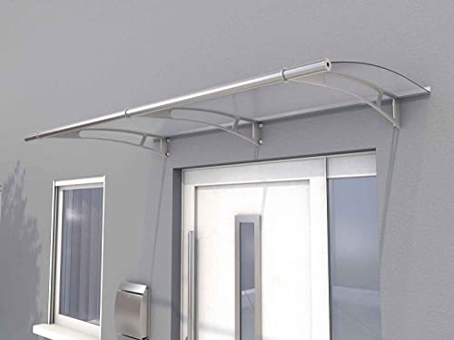 Preisvergleich Produktbild Gutta 7311203 - PULTVORDACH L EDELSTAHL 1900 X 950 KLAR