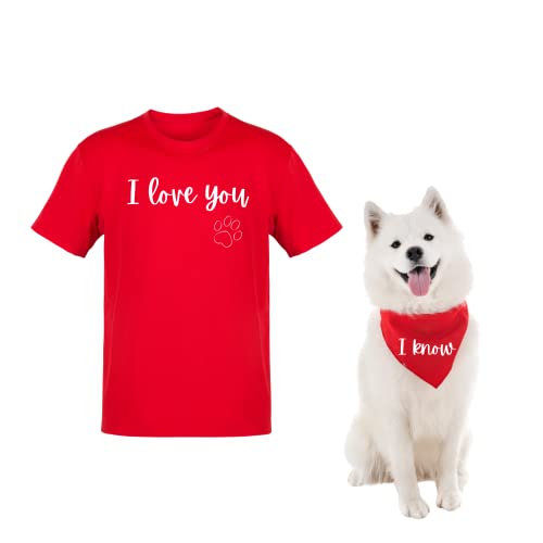Matching Dog And Owner Gifts For Owners Shirt Human Pjs Pajamas Couples Sets Pet Valentines Day Large Size Shirt Clothes Cat Outfit Tshirt People Shirts Best Family Pet Dogs Gift Shirts Set Humans