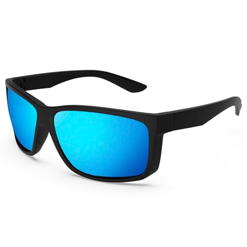 Image of WISTON XXL Z87 Sunglasses for Men Women Fit Big Head Sunglasses UV400 Protection TR90 Frame Wide Square Sun GlassesZ8242