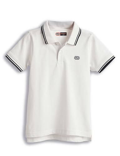 Image of Amazon Brand - Symbol Boys Cotton Rich Solid Polo Tshirt | Collar Tshirts | Half Sleeves | Plain-Regular Fit