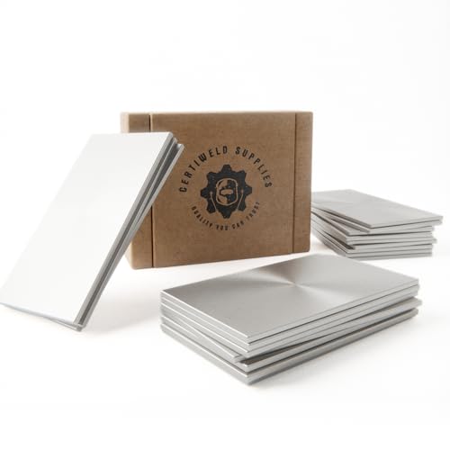 Image of Welding Practice Kit - 304 Stainless Steel, Welding Plate 2 x 4 x1 /8 Inch 20 Pack Welding Coupons,Suitable for MIG, TIG, Stick, Arc,MMA