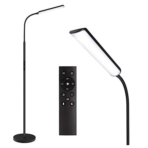 Dimunt LED Floor Lamp, Bright 15W Floor Lamps for Living Room with 1H Timer (Floor Lamp)
