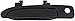 Dorman 90718 Front Driver Side Exterior Door Handle Compatible with Select Ford / Mercury Models, Primed Black Lever and Textured Black Housing