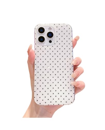 Coque iPhone 16 Pro Max antichoc - Fini les bris d'écran avec cet étui à pois