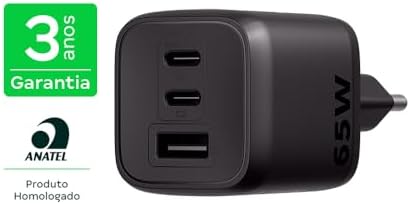 EC 21 POWER 65W GaN Intelbras - Carregador Ultra