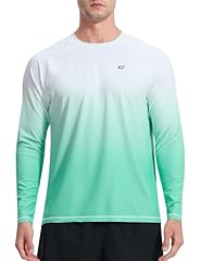 Gradient White/Green-long Sleeve
