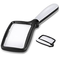 Folding Handheld Magnifying Glass with Light