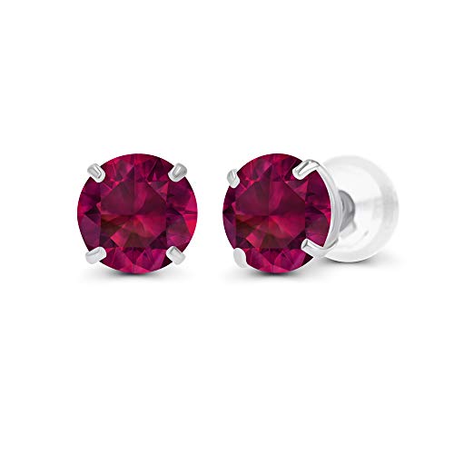 Genuine 14K Solid White Gold 6mm Round...