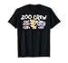 Zoo Crew Animals Cute Kawaii Chibi Anime Wild Safari Fun T-Shirt
