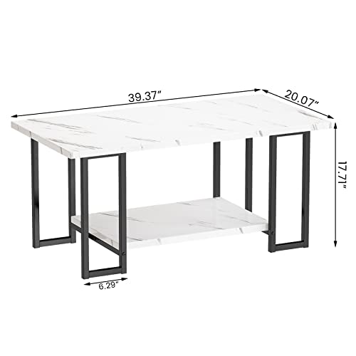 AWQM Marble Coffee Table