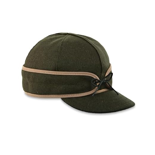 Stormy Kromer Original Kromer Cap - Winter Wool Hat with Earflap Olive