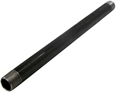 Everflow Supplies PCBL3460 60" Long Pre-Cut Black Steel Pipe with 3/4" Nominal Size Diameter