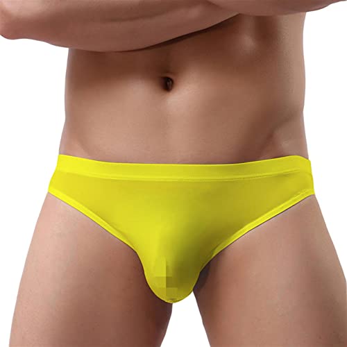 Slip homme en soie de glace ultra mince lot de 3 slips taille basse sans étiquette gênante