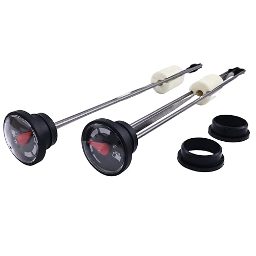 SUKATC 2PCS 5022917 5101378YP 5022917SM 12" Fuel Gauge & Grommet Compatible with Cub Cadet 735-0699, Ferris IS500Z IS600Z, Snapper Pro S125Xt S150X
