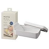 マーナ (marna) バターケース 刃につきにくい カッター付き (フタ裏収納/パッキン付き) 密閉保存 においや乾燥防止にも バターカッター ケース (200g 150gバター / 食洗機対応) 容器 K776
