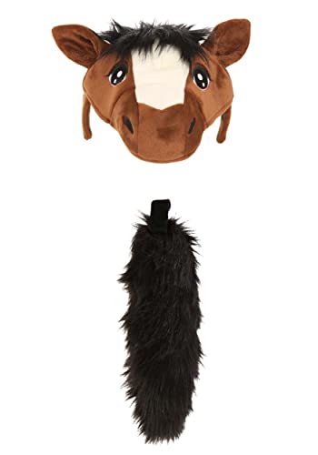 elope Horse Headband & Tail Costume Kit for Kids & Adults