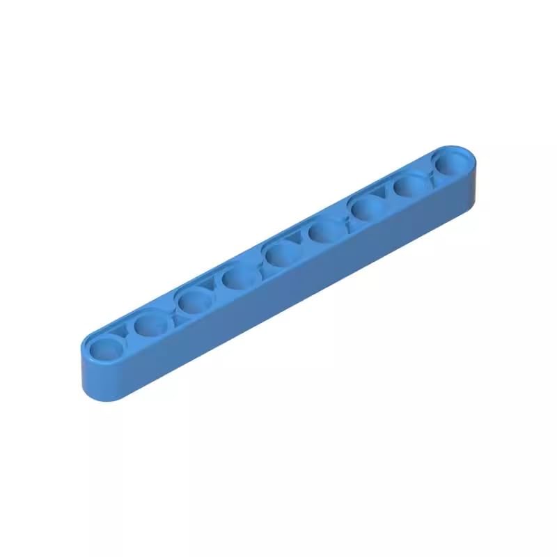 XYEIUGO GDS-666 40490 Technic Beam 1x9 Thick, Medium Blue, 50 PCS