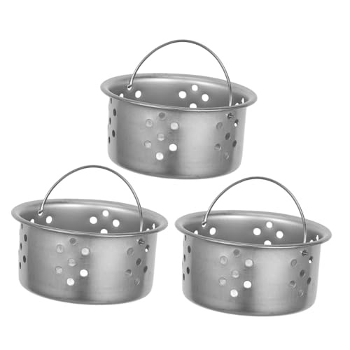 Coladores de acero inoxidable para fregadero 3 piezas