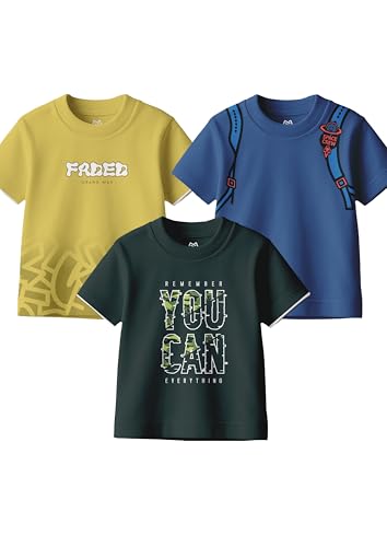 Image of GRAND MAX Boys' T-Shirt Combo Pack of 3