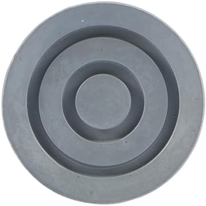 Miniatura 4 de Puntas de muletas de 1 pulgada de repuesto resistentes para bastones mayores, muletas y bastones para caminar (gris, paquete de 2) Puntas de muletas