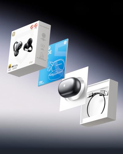 SoundPEATS Clip1 Open Ear Earbuds with Dolby Audio & LDAC, Black - image 9