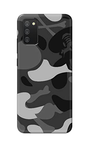 Image of Printed Hard Back Cover Case for Samsung Galaxy M02s | Samsung A02s | Samsung F02s | Samsung A03s Back Cover (Army Pattern) -203