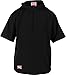 Rawlings | Colorsync Short Sleeve Hooded Cage Jacket | Adult XX-Large | Black