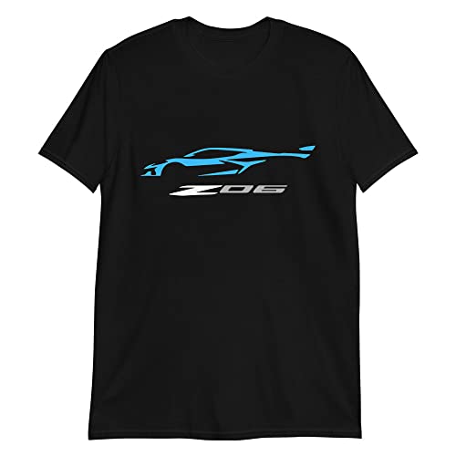 2023 'Vette Z06 C8 Vette Rapid Blue Silhouette T-Shirt