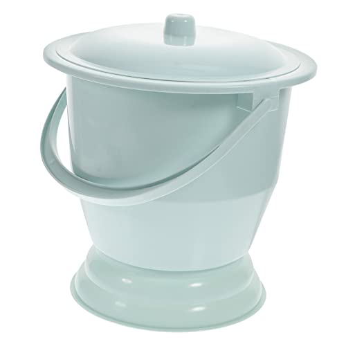 ERINGOGO Handheld Thickened Spittoon Lid Urine Pot for Adults Night Time Easy to Carry