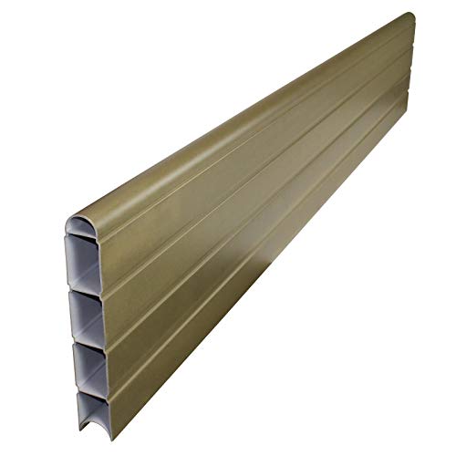 6' (1.8m) Natural Long Composite Fence Board Plastic Eco Fencing Panel Plank Gravel Board