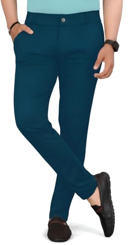 Image of Vanits Men's Slim Fit Casual Trousers Pack of 1
