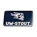 GRAPHICS & MORE University of Wisconsin - Stout Primary Logo Metal Rectangle Lapel Hat Pin Tie Tack Pinback
