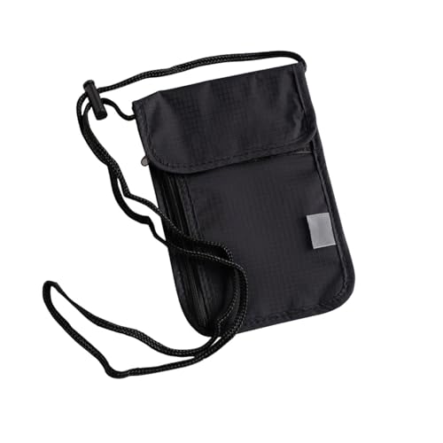 Cerioll Brusttasche, Brustbeutel Herren, Wasserdicht Schwarz Portadocumentos Viaje De Cuello, Bolsa De Pasaporte, Bolsa Para El Cuello, Cartera Documentos Viaje Impermeable