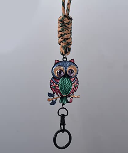 Id Badge Holder With Lanyard Women Girls Cute Owl Enamel Pendant With Keyrings Gifts For Teacher Nurses Doctor Student #TOP3
