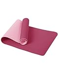 Good Nite Esterilla de Gimnasia para Yoga, Esteril...: Dos Grosores para Elegir: La esterilla de yoga Good Nite de 6 mm puede sentir completamente la fuerza del cuerpo, pesa 650 g. La esterilla de yoga gruesa de 10 mm proporciona amortiguación para la zona de las articulaciones, pesa 1200 g. Ambos grosor...