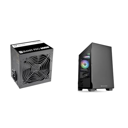 yZbgzThermaltake Smart Pro 600W 80PLUS StandardF 600W ATX PCdjbg PS-SPD-0600NNFAWJ-1 PS1461 + S100 TG KX ~j^[PCP[X XCO